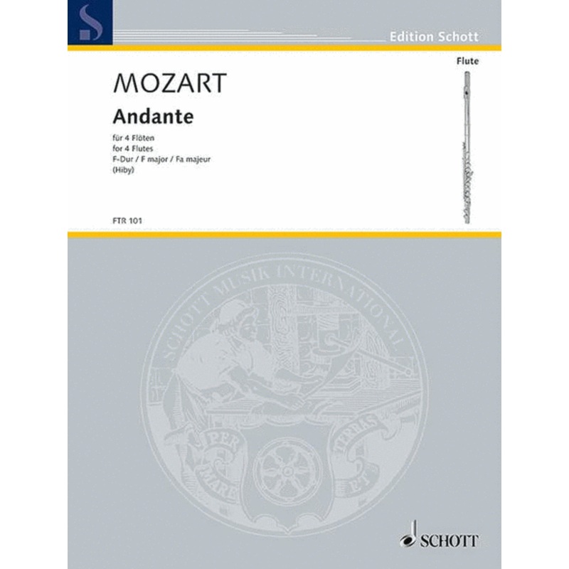Andante in F Major, K. 616 (4 Flutes)