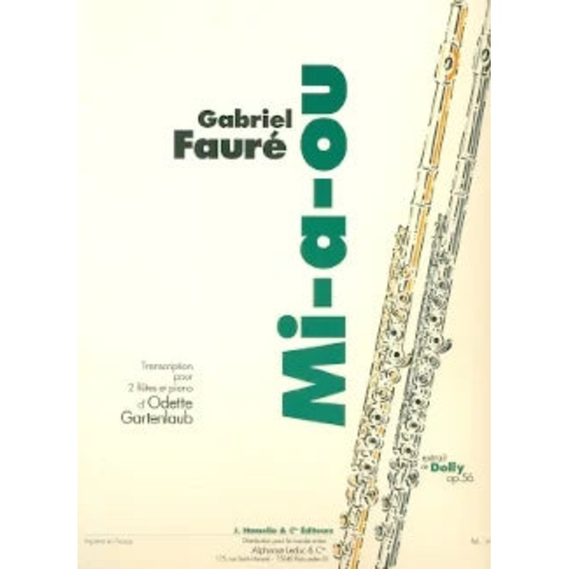 Dolly Suite – Mi-a-ou, Op 56 (2 Flutes and Piano)