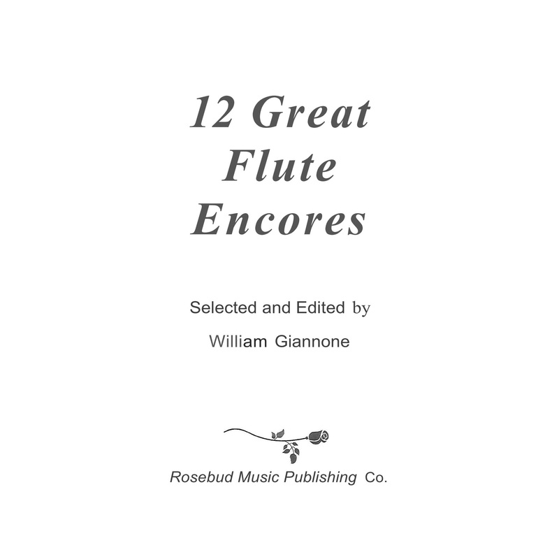 12 Great Flute Encores (Flute and Piano)