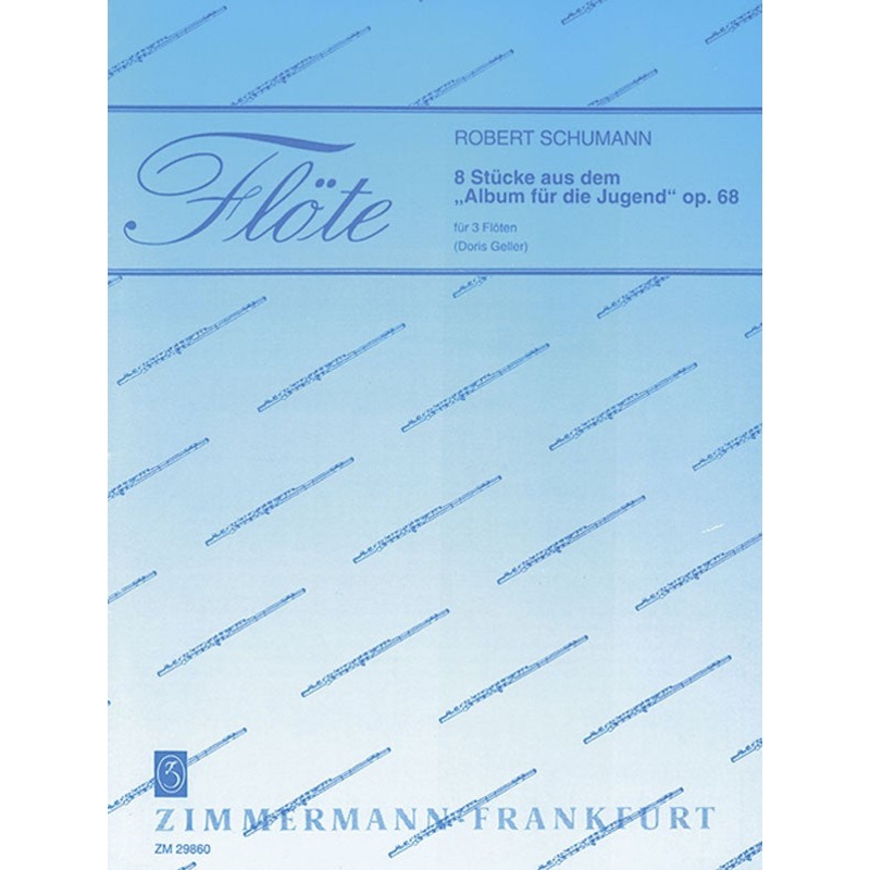 8 Pieces from the Album for the Youth Op. 68 (Three Flutes)