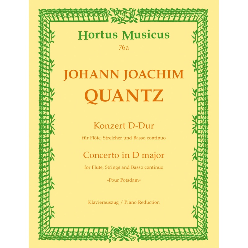 Concerto Pour Potsdam D major (Flute and Piano)