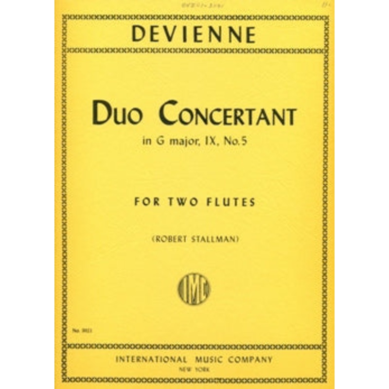 Duo Concertante in G Major, IX, No. 5 (Two Flutes)