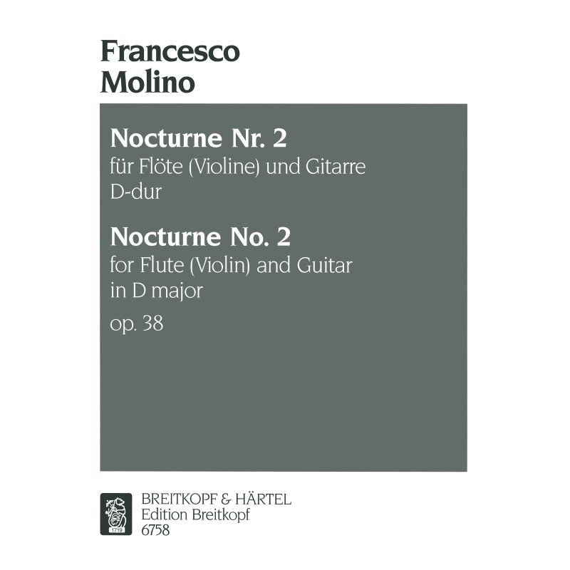 Nocturne No. 2 in D major Op. 38 (Flute and Guitar)