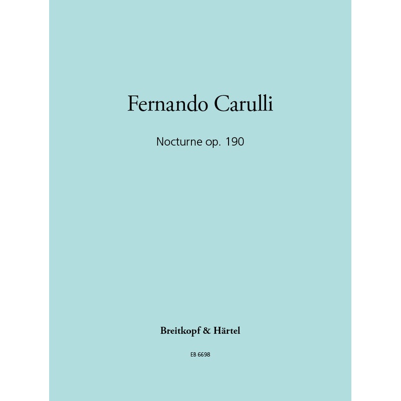 Nocturne Op. 190 (Flute and Guitar)