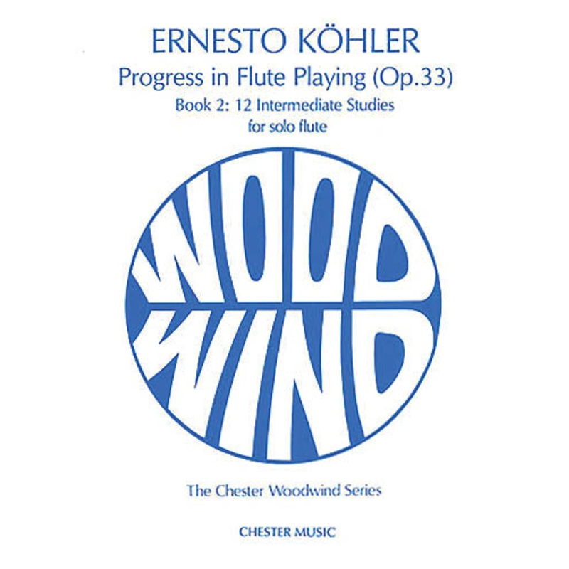 Progress in Flute Playing Op. 33  Book 2; 12 Intermediate Studies for Solo Flute
