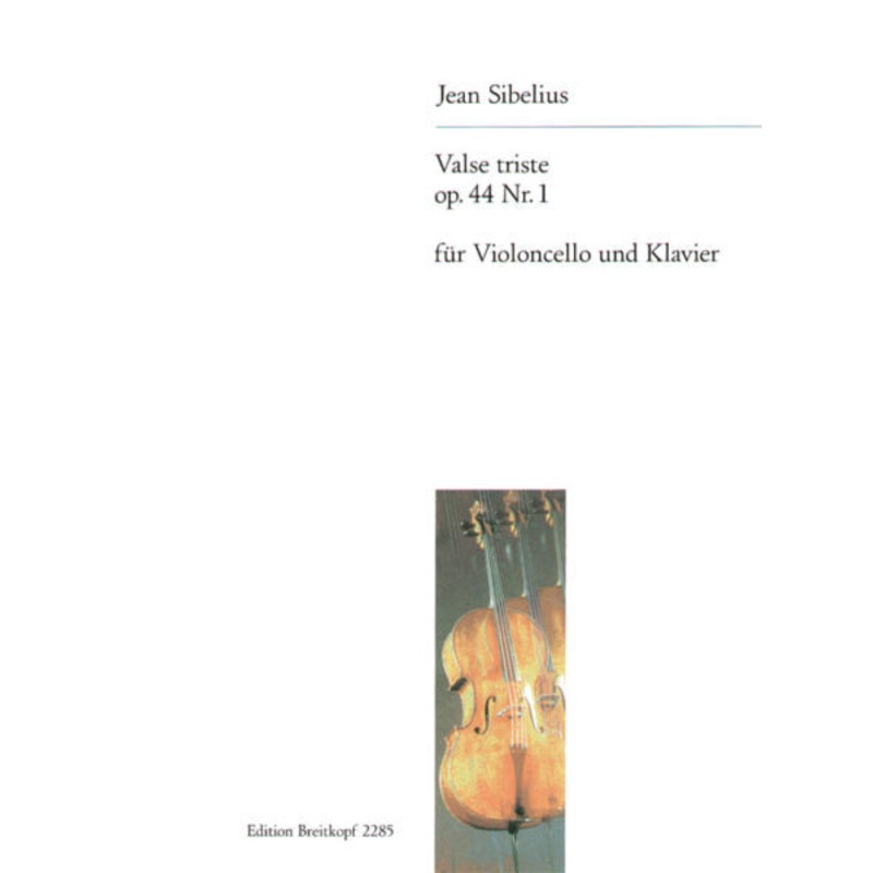 Valse triste Op. 44 No. 1 (Flute and Piano)