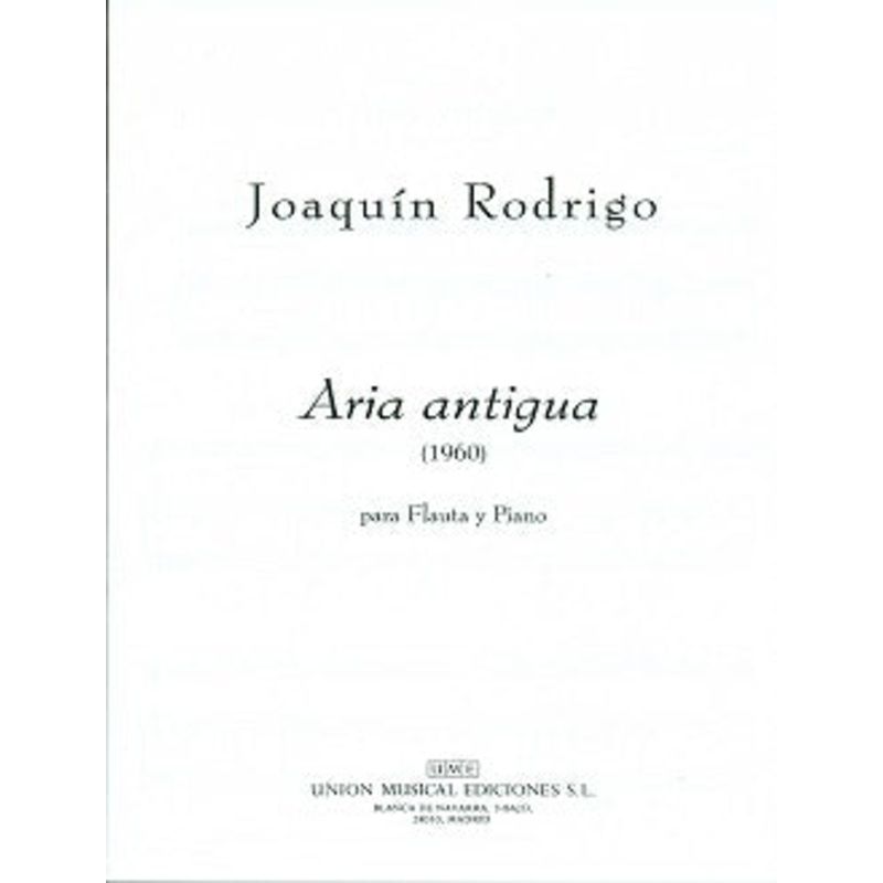 Aria Antigua (Flute and Guitar)