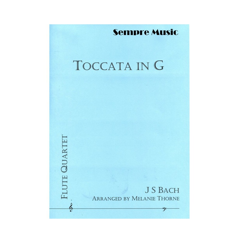 Toccata in G BWV 916 (4 Flutes)