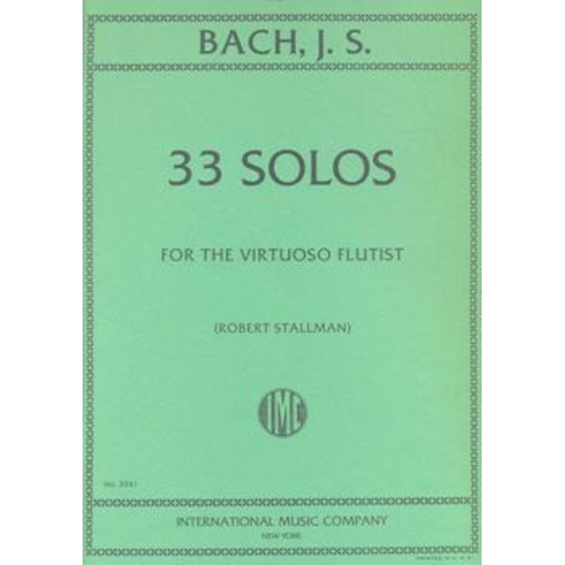 33 Solos for the Virtuoso Flutist (Flute Alone)