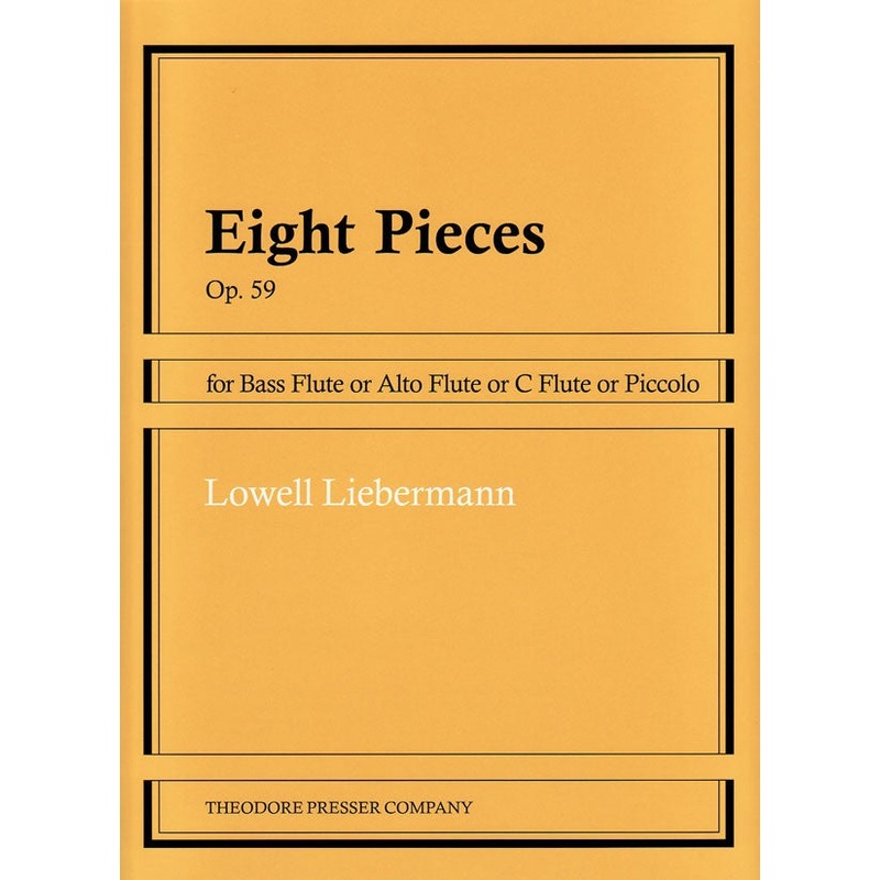 Eight Pieces, Op. 59 (Flute Alone)