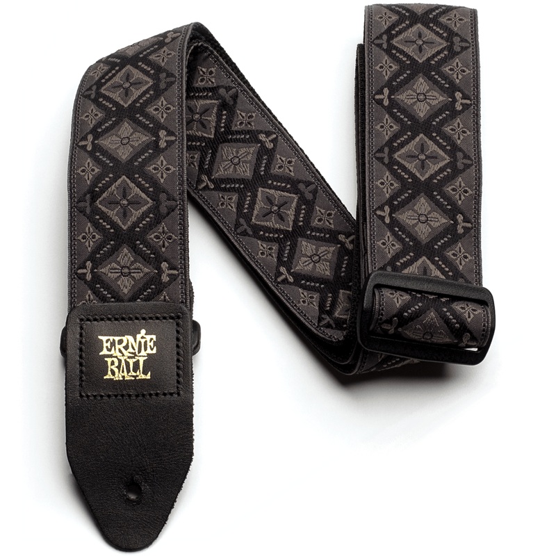 Ernie Ball P04093 Classic Jacquard Guitar Strap, Regal Black