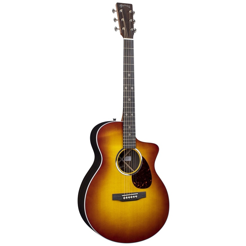 Martin SC-13E-SP-BURST Modern Design S Series, Solid Spruce Top, Ziricote b/s, Sure-Align Neck Joint, Burst Finish