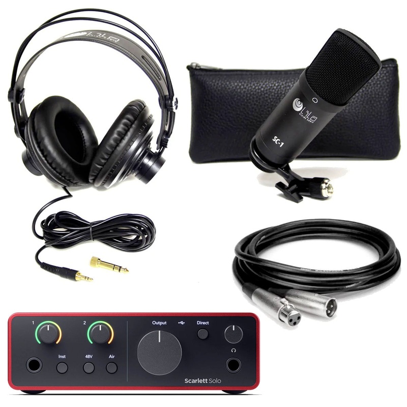 SCARLETTSOLOG4-BUNDLE Solo Studio Bundle