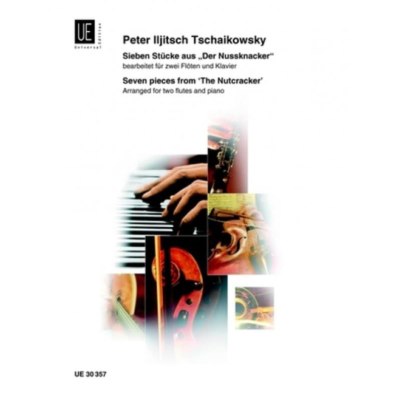 Seven Pieces from The Nutcracker Arranged for 2 Flutes and Piano