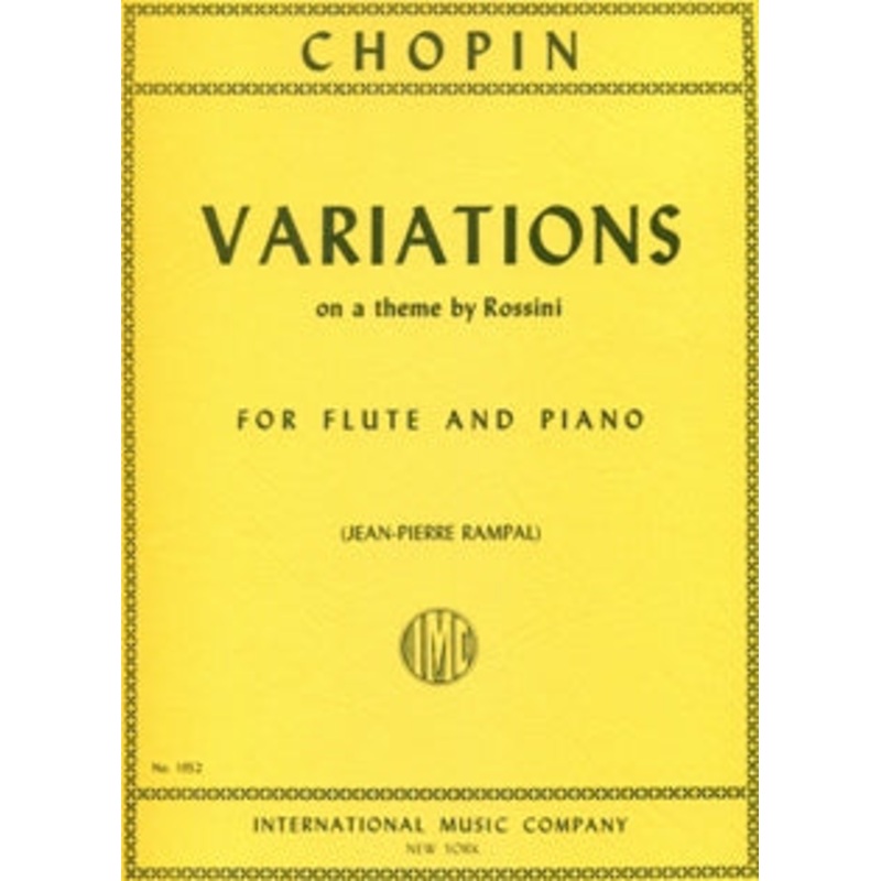Variations on a Theme by Rossini (Flute and Piano)