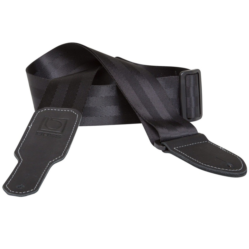 Boss BSB-20-BLK 2 Nylon Guitar Strap, Black