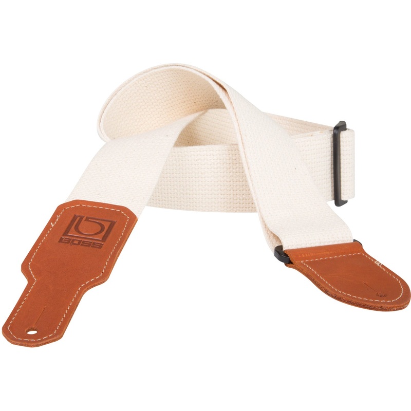 Boss BSC-20-NAT 2 Cotton Guitar Strap, Natural
