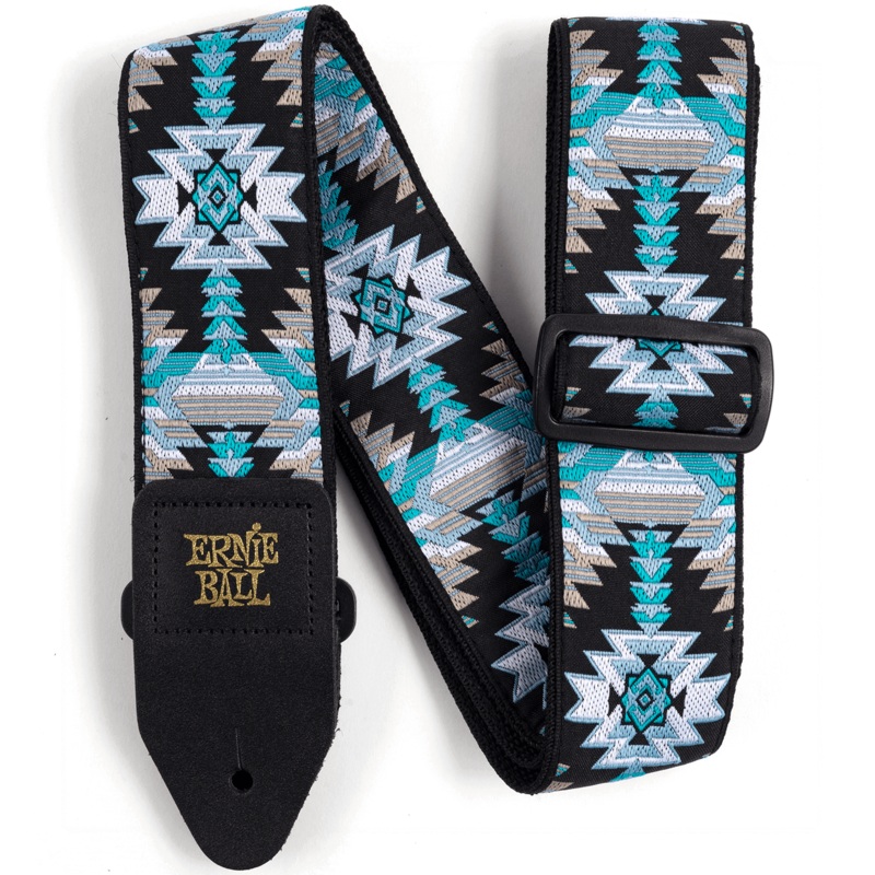 Ernie Ball P04609 Classic Jacquard Guitar Strap, Albuquerque Blue