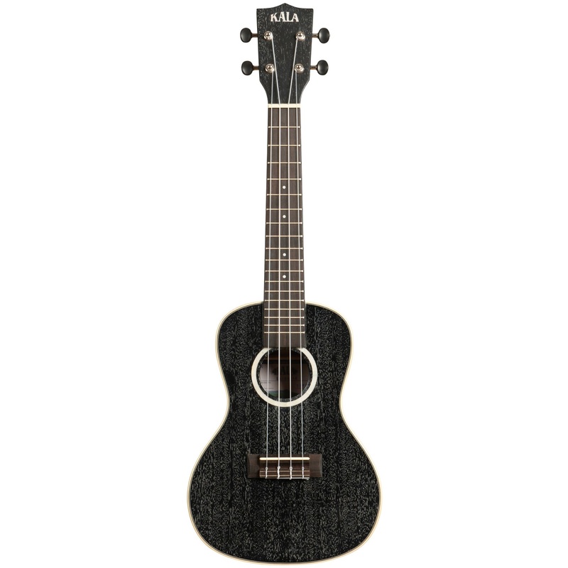 Kala KA-SDH-C Concert Mahogany Ukulele, Salt & Pepper Doghair