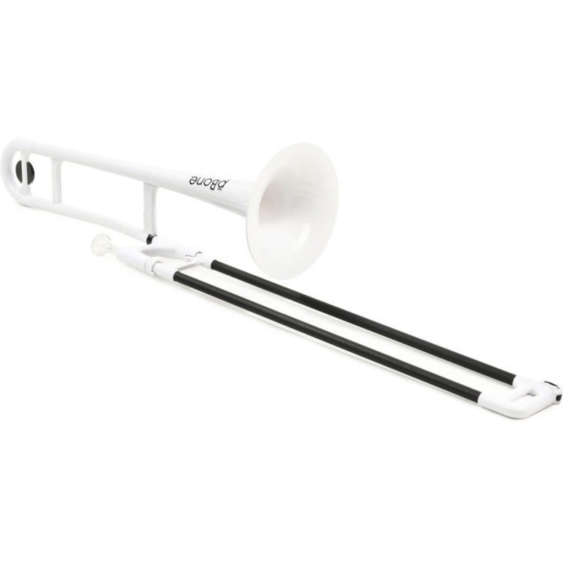 pBone PBONE1W Plastic Trombone White