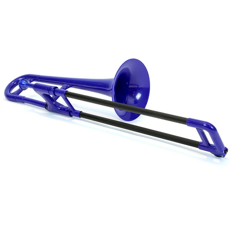 pBone PBONE2B Mini Plastic Trombone Blue