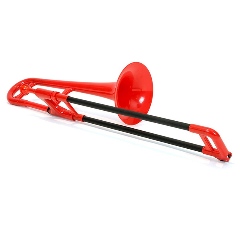 pBone PBONE2R Mini Plastic Trombone Red
