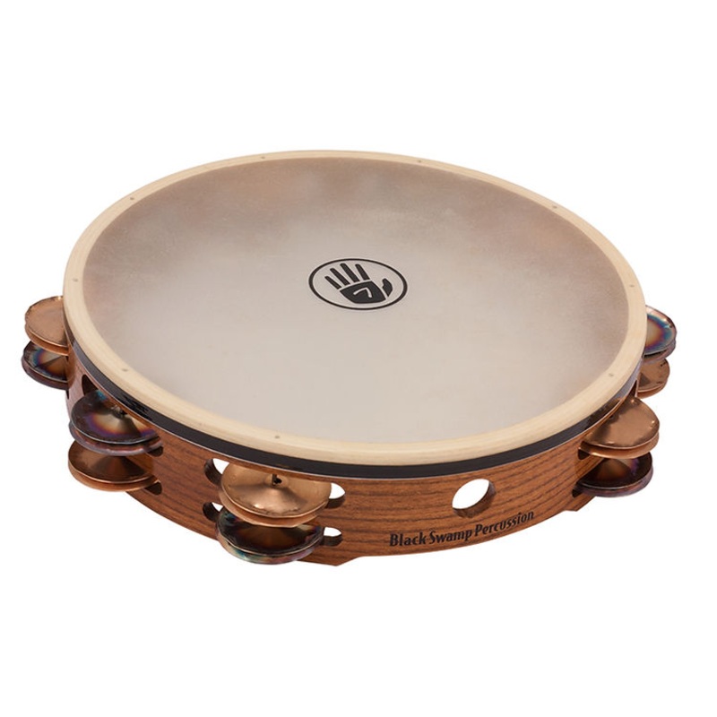 Black Swamp TC1S SoundArt Series Tambourine Double Row 10Chromium/Bronze Jingles