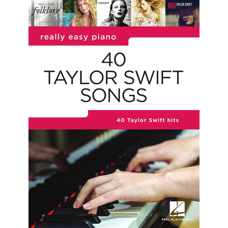 Hal Leonard HL00365513 40 Taylor Swift Songs – Easy Piano