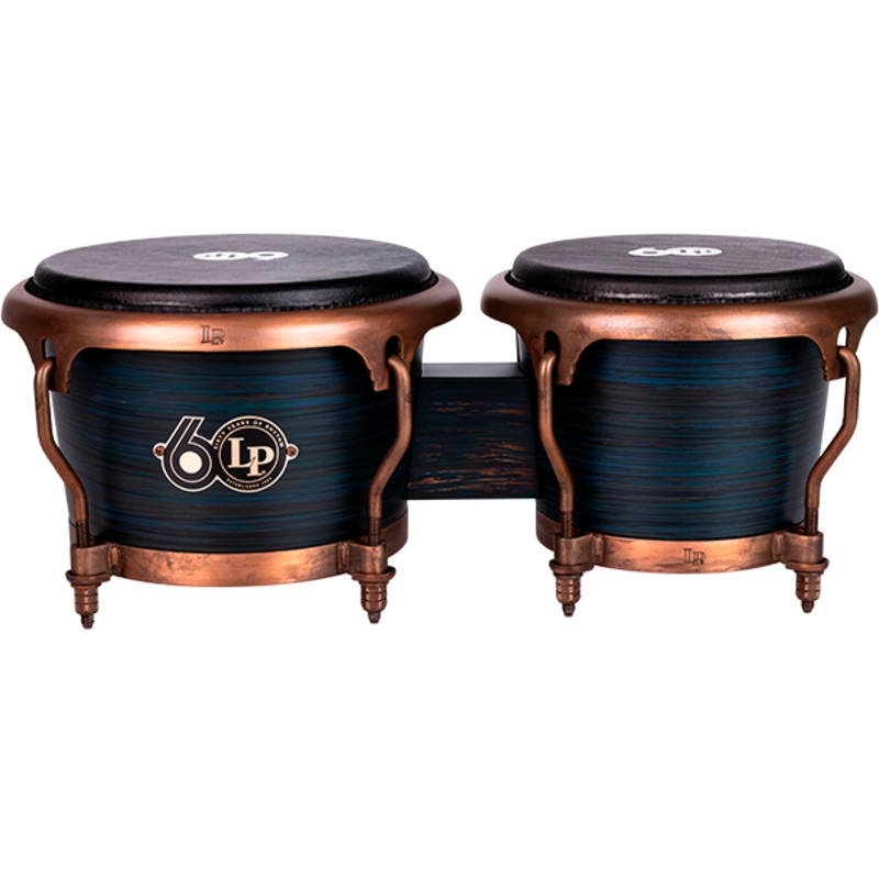 Lp LP200XF-60 60th Ann. LTD Bongos, 7.25 – 8.625, Fiberglass, Rustic Bronze