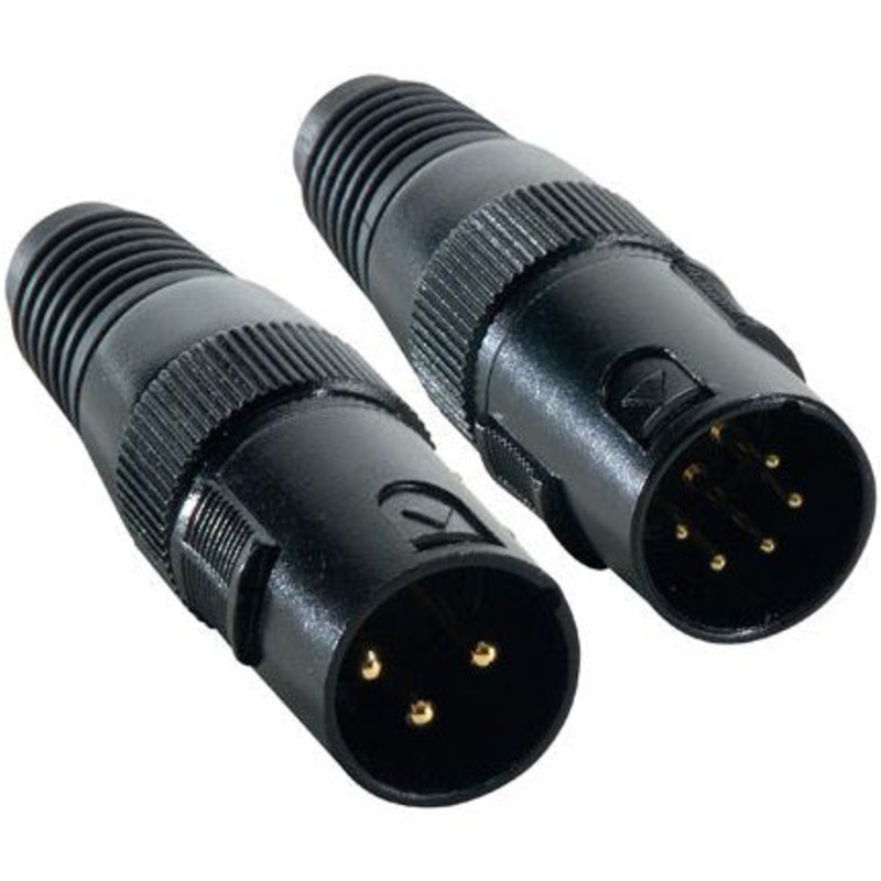 American DJ DMX-T-PACK MALE 3 & 5 Pin 110 OHM DMX Terminaor Set