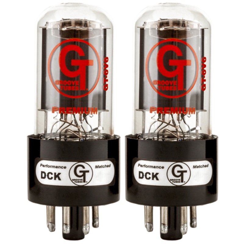 Groove Tubes 555-0113-539 GT-6V6-S Low-Output Power Tubes, Slovakia, Duet, Med