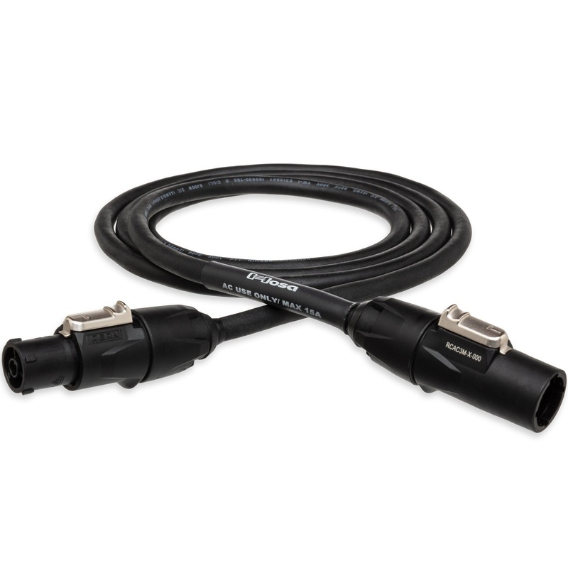 Hosa PRX-110 PowerCon Tru1 Extension Cable, Power X to Power X, 14 AWG, 10ft