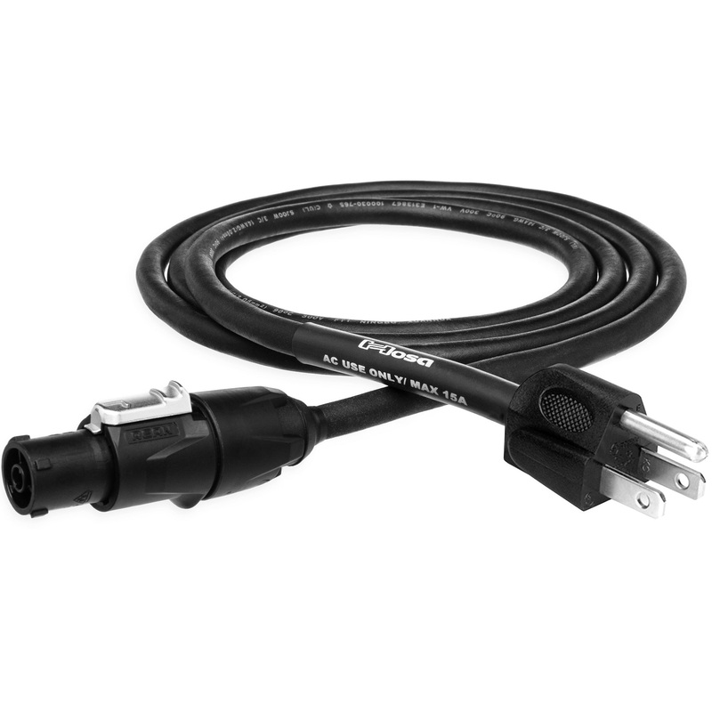 Hosa PRXN-110 PowerCon Power Cord, 18 AWG, 10ft