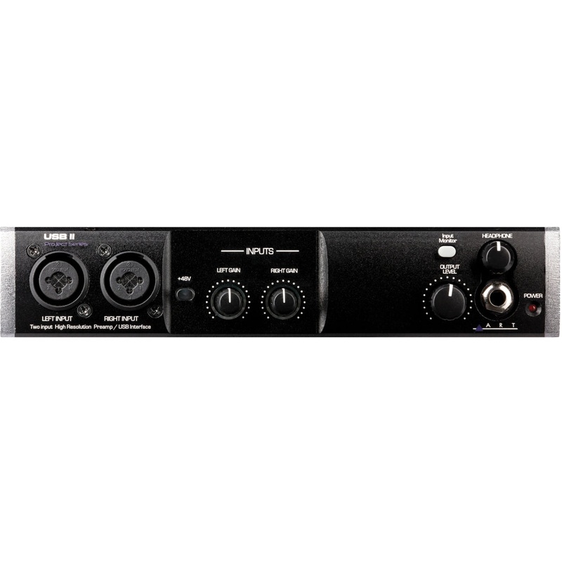 ART USBII 32-bit Stereo Audio Interface, 2in/4out 192kHz