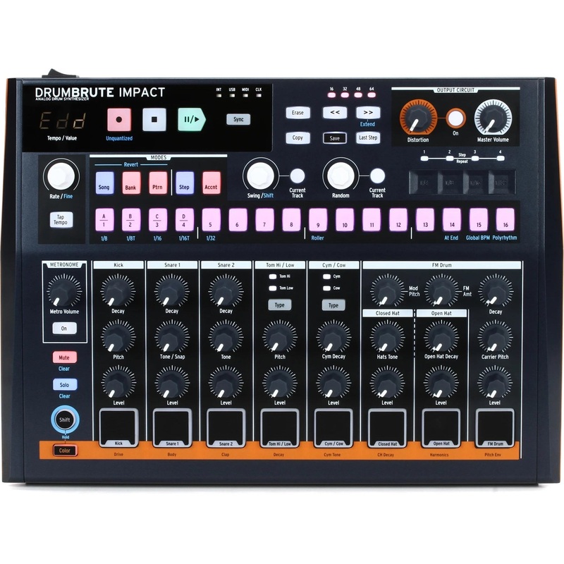 Arturia DRUMBRUTEIMPACT Analog Drum Machine