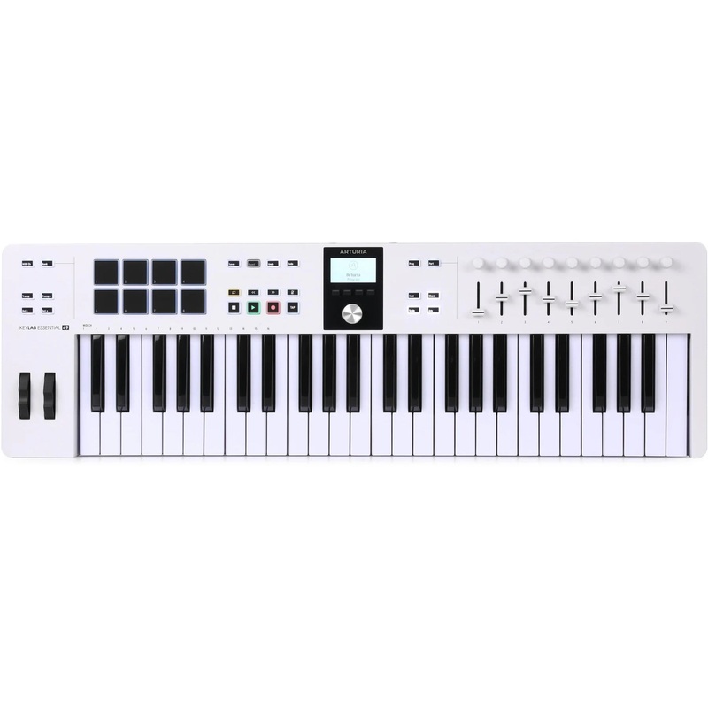 Arturia KEYLAB49-ESS-3-WH 49-Key KeyLab Essential 3 Keyboard Controller, White