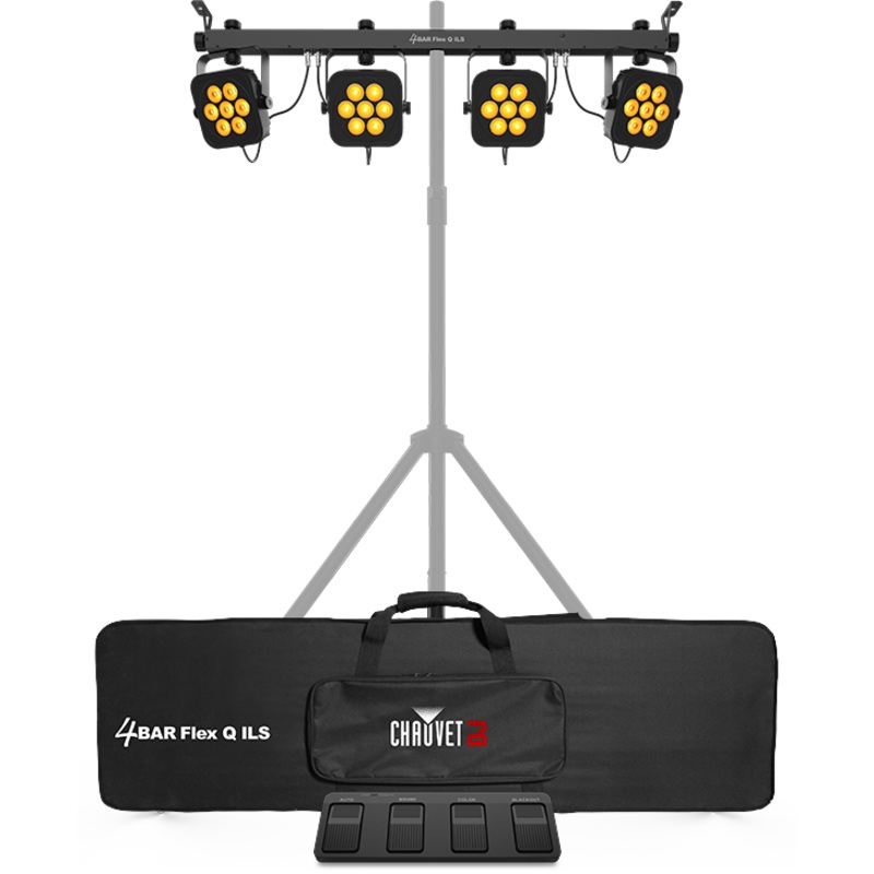 Chauvet 4BARFLEXQILS 4BAR Flex Q ILS RGBA Lighting System w/ ILS