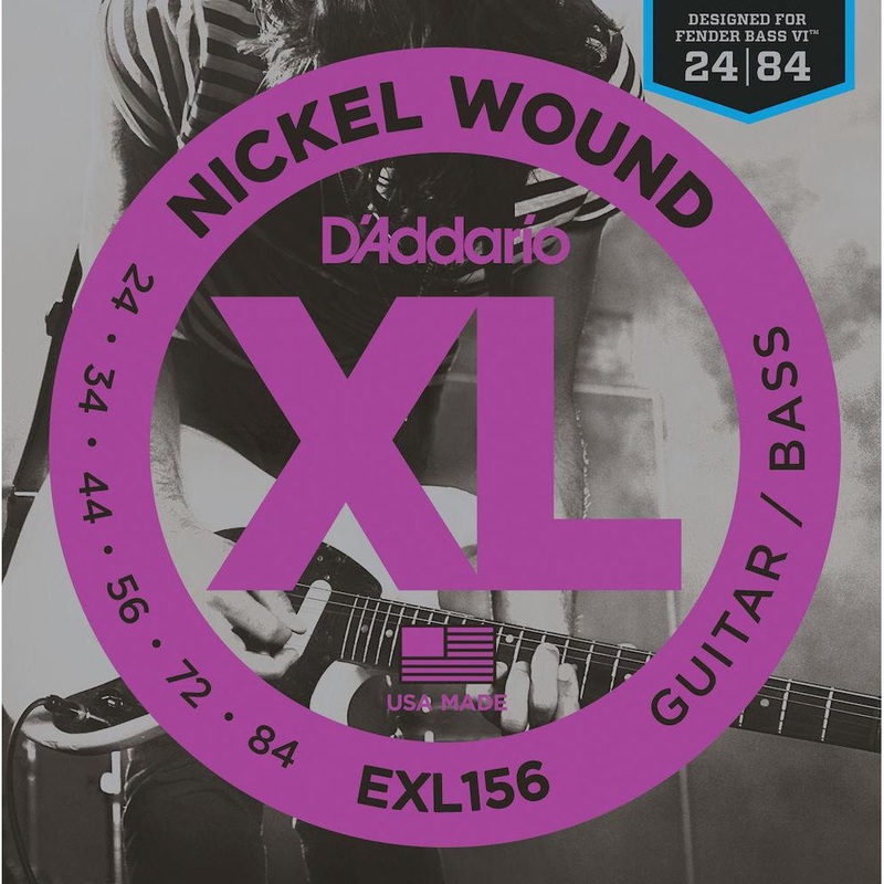 D’Addario EXL156 Fender Bass VI Electric Guitar Strings
