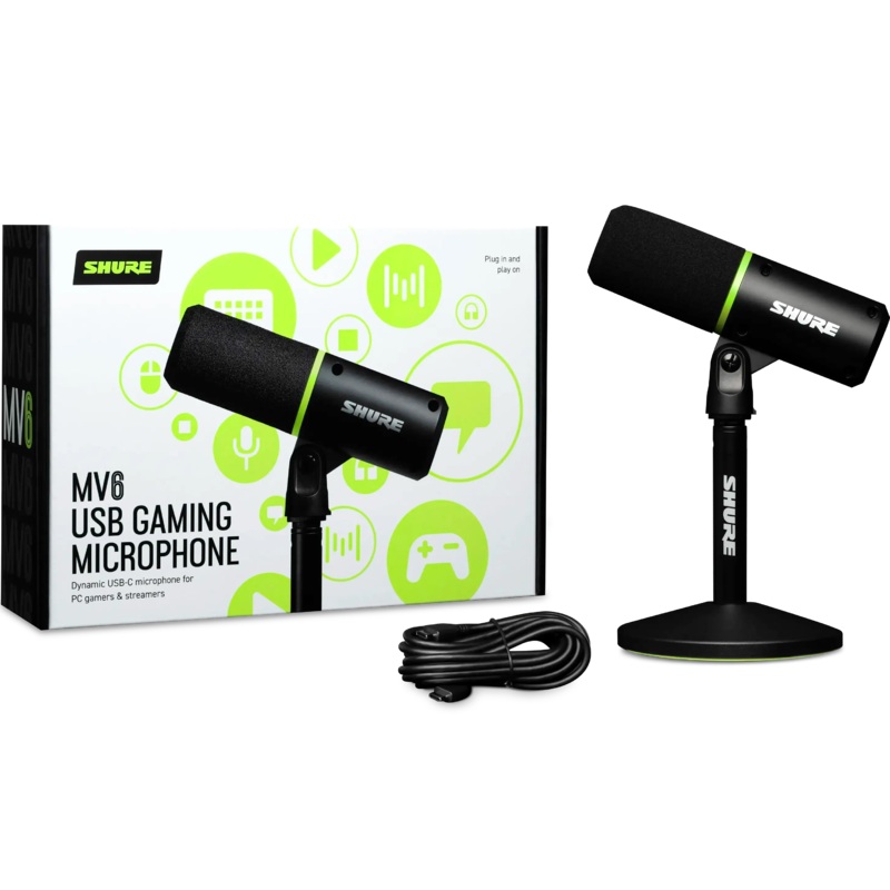 Shure MV6 End-Address Dynamic Cardioid USB-C Mic
