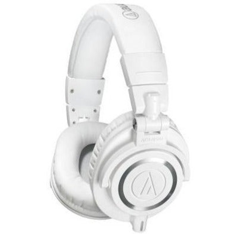 Audio-Technica ATH-M50XWH Pro Closed-back Headphone, Full, White