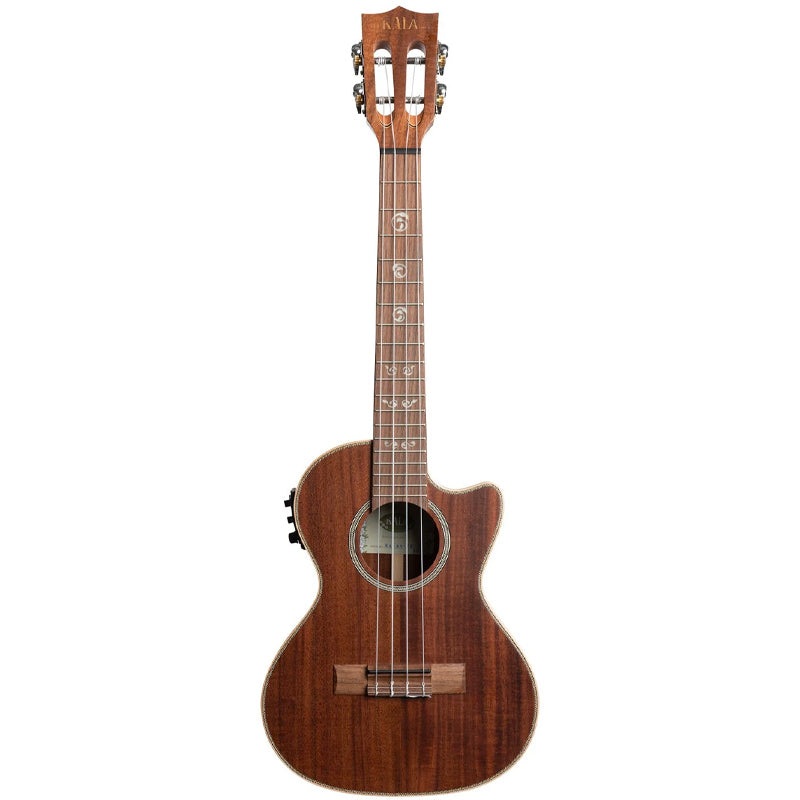 Kala KA-SA-TE-C Tenor Solid Acacia Ukulele, Cutaway and Electronics