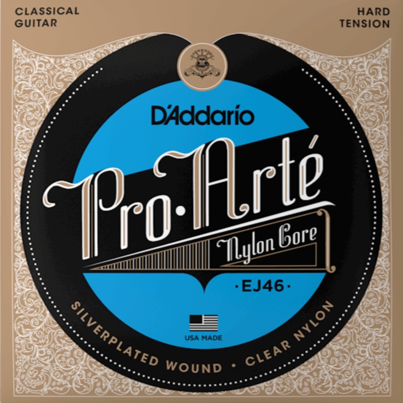 D’Addario EJ46 Pro-Arte Hard Guitar Strings, Tie-end