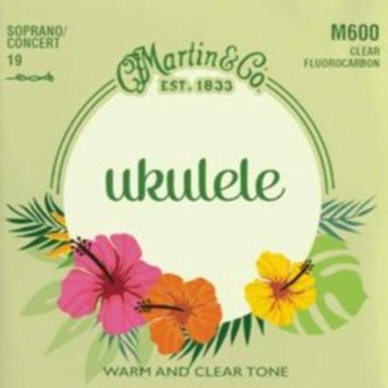 Martin M600 Soprano/Concert Fluorocarbon Ukulele Strings