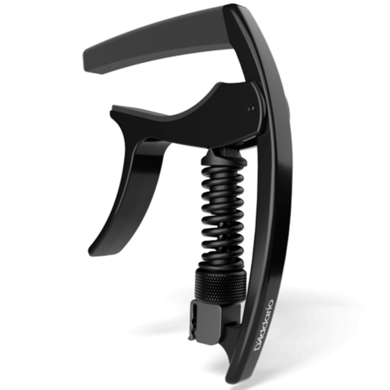 D’Addario PW-CP-09 NS Tri-Action Capo, Black