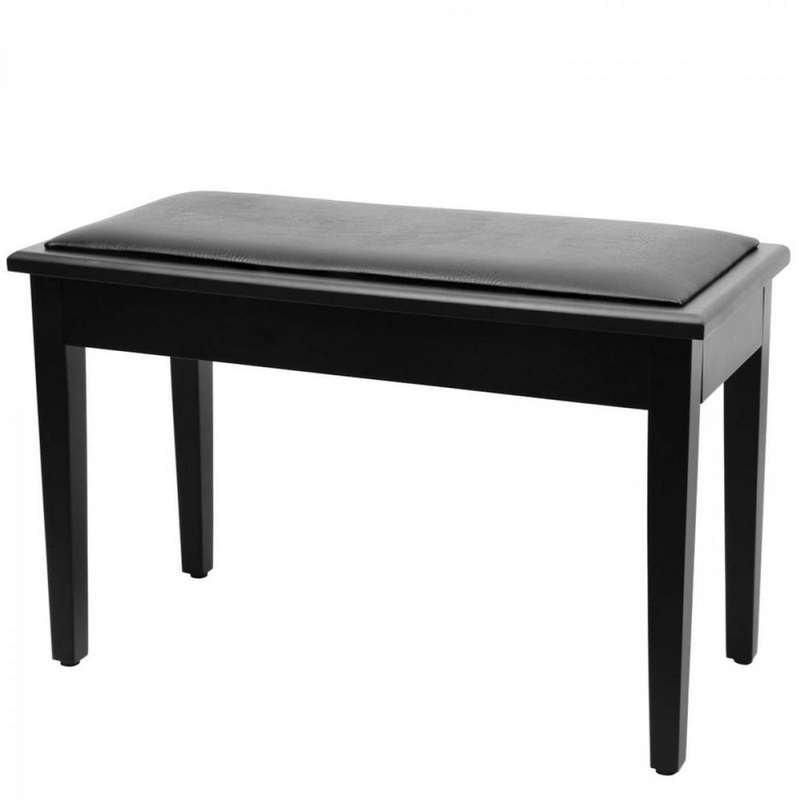 On-Stage KB8904B Deluxe Piano Bench with Storage