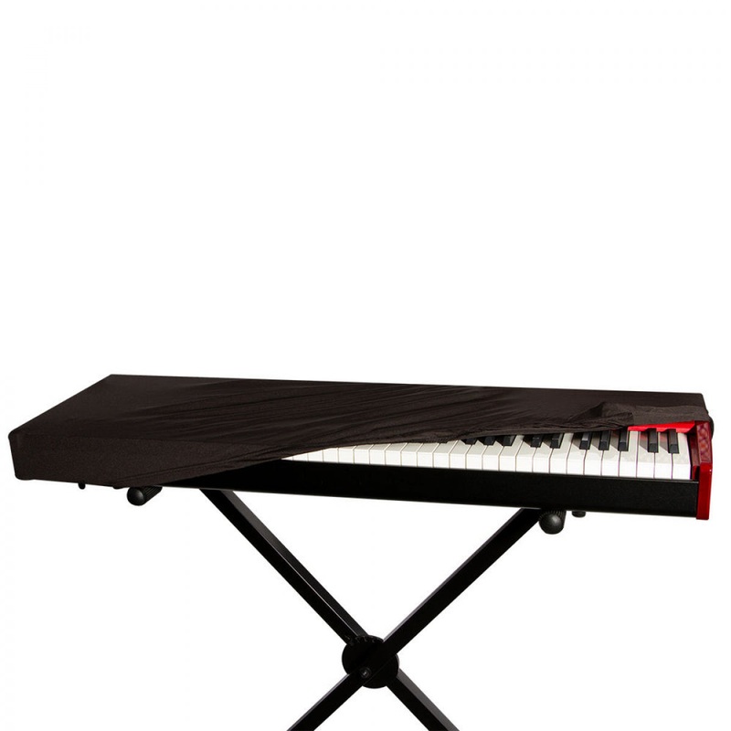 On-Stage KDA7061B 61-76-Key Keyboard Dust Cover – Black