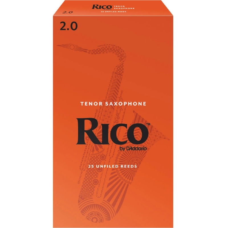 Rico by D’Addario Tenor Sax Reeds, Strength 2, 25-pack