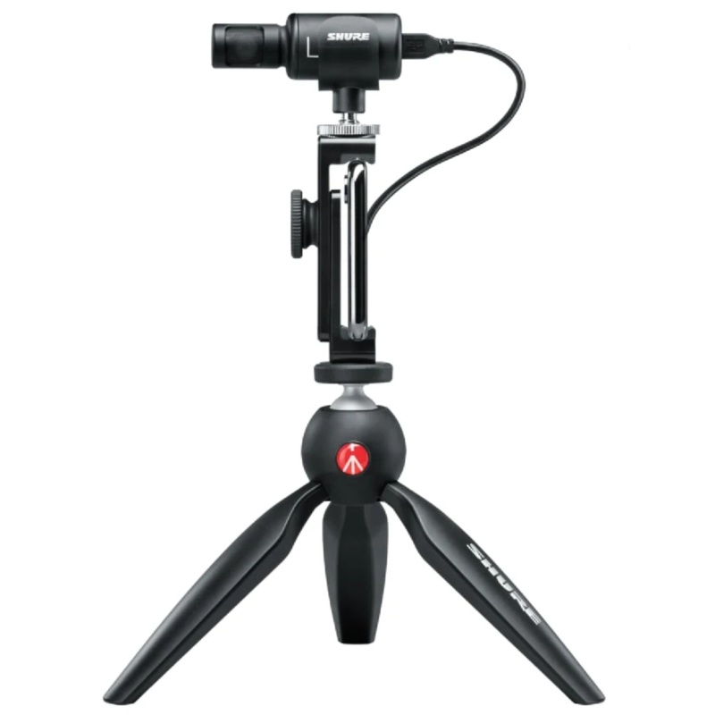 Shure MV88+DIG-VIDKIT Digital Stereo Condenser Microphone Mobile Video Kit
