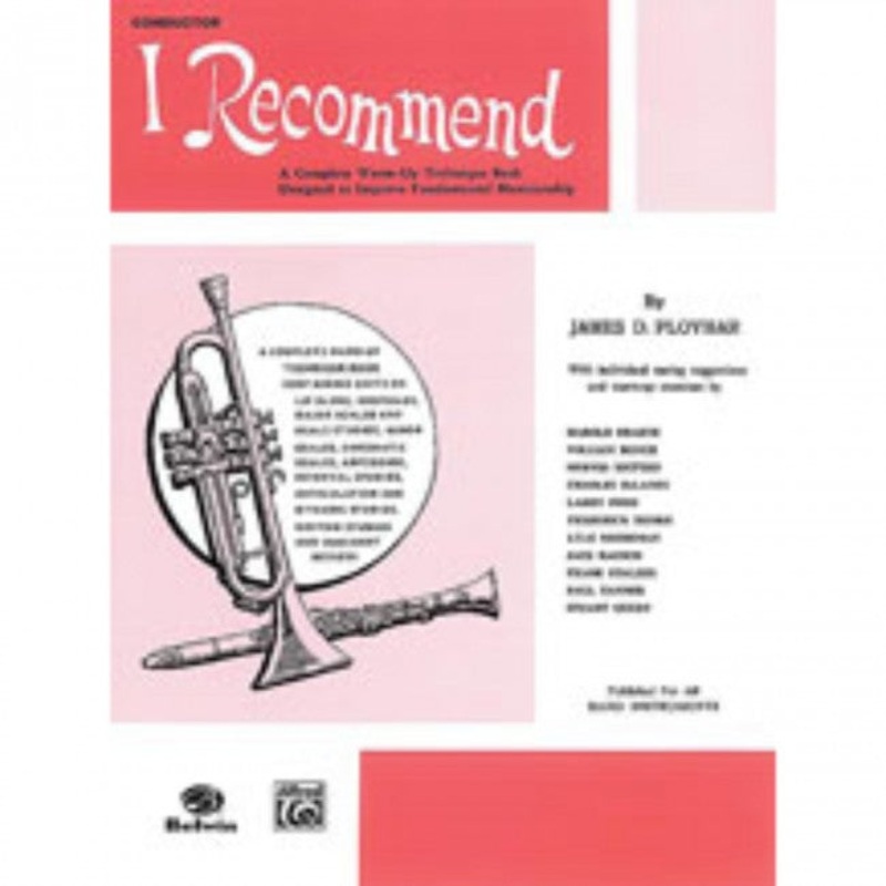 Alfred EL02573 I Recommend – Conductor