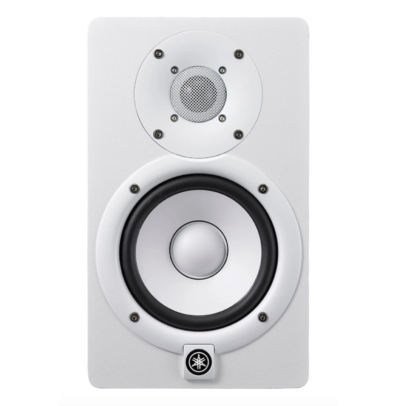 Yamaha HS5W 2 Way Bi-Amped 5 Powered Studio Monitor  White